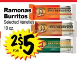 Superior Grocers Ramonas Burritos offer
