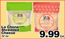 Superior Grocers La Chona Shredded Cheese offer