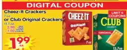 Superior Grocers Cheez-It Crackers oz. or Original Crackers 13.7 oz offer