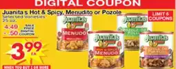 Superior Grocers Juanita's Hot & Spicy, Menudito or Pozole offer