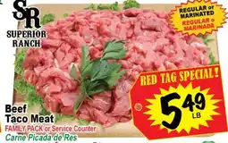 Superior Grocers Beef Taco Meat offer