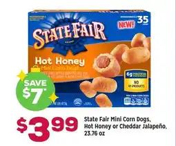 Grocery Outlet State Fair Mini Corn Dogs, Hot Honey or Cheddar Jalapeño offer