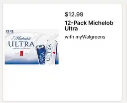 Walgreens 12-Pack Michelob Ultra offer