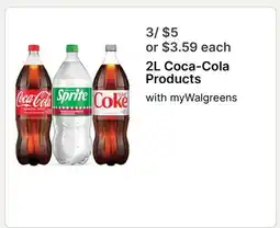 Walgreens 2L Coca-Cola Products offer