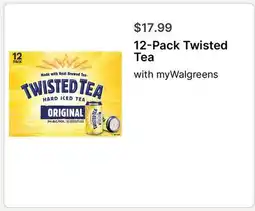 Walgreens 12-Pack Twisted Tea offer