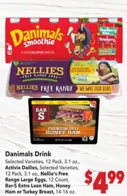 Vallarta Supermarkets Danimals Drink offer
