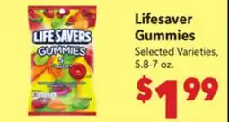 Vallarta Supermarkets Lifesaver Gummies offer