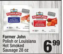 Super King Markets Farmer John Polish or Louisiana Hot Smoked Sausage offer