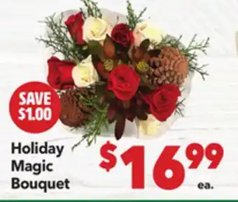 Vallarta Supermarkets Holiday Magic Bouquet offer