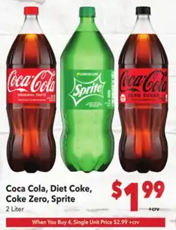 Vallarta Supermarkets Coca Cola, Diet Coke, Coke Zero, Sprite offer