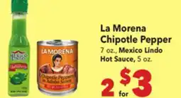 Vallarta Supermarkets La Morena Chipotle Pepper offer