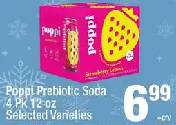 Super King Markets Poppi Prebiotic Soda offer