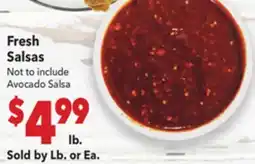 Vallarta Supermarkets Fresh Salsas offer