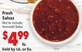 Vallarta Supermarkets Fresh Salsas offer