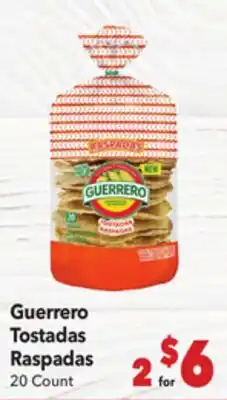 Vallarta Supermarkets Guerrero Tostadas Raspadas offer