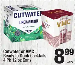 Super King Markets Cutwater or VMC Ready to Drink Cocktails offer