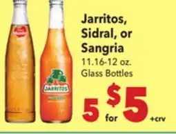 Vallarta Supermarkets Jarritos, Sidral, or Sangria offer