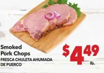 Vallarta Supermarkets Smoked Pork Chops / FRESCA CHULETA AHUMADA DE PUERCO offer