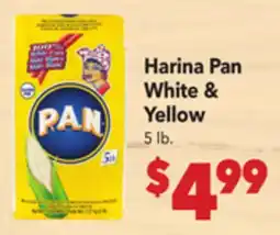 Vallarta Supermarkets Harina Pan White & Yellow offer