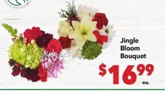 Vallarta Supermarkets Jingle Bloom Bouquet offer