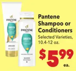 Vallarta Supermarkets Pantene Shampoo or Conditioners offer
