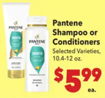 Vallarta Supermarkets Pantene Shampoo or Conditioners offer