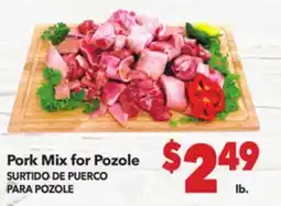 Vallarta Supermarkets Pork Mix for Pozole/SURTIDO DE PUERCO PARA POZOLE offer