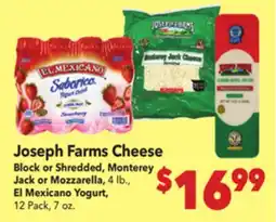 Vallarta Supermarkets Joseph Farms Cheese offer