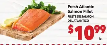 Vallarta Supermarkets Fresh Atlantic Salmon Fillet / FILETE DE SALMON DEL ATLANTICO offer