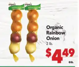 Vallarta Supermarkets Organic Rainbow Onion offer