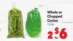 Vallarta Supermarkets Whole or Chopped Cactus offer
