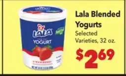Vallarta Supermarkets Lala Blended Yogurts offer