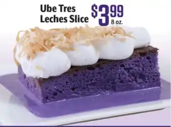 Vallarta Supermarkets Ube Tres Leches Slice offer