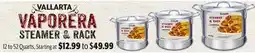 Vallarta Supermarkets VALLARTA VAPORERA STEAMER & RACK offer