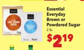 Vallarta Supermarkets Essential Everyday Brown or Powdered Sugar offer