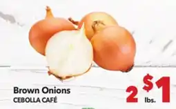 Vallarta Supermarkets Brown Onions/CEBOLLA CAFÉ offer