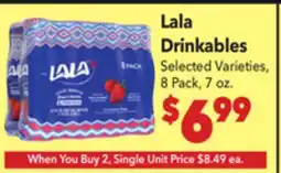 Vallarta Supermarkets Lala Drinkables offer