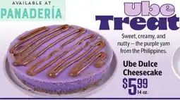 Vallarta Supermarkets Ube Dulce Cheesecake offer