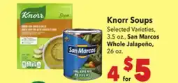 Vallarta Supermarkets Knorr Soups offer