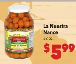 Vallarta Supermarkets La Nuestra Nance offer