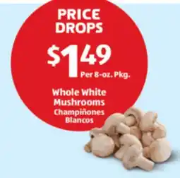 Aldi Whole White Mushrooms offer