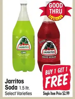 Jewel-Osco Jarritos Soda offer