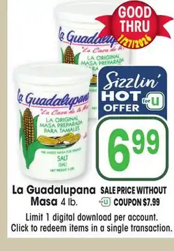 Jewel-Osco La Guadalupana Masa offer