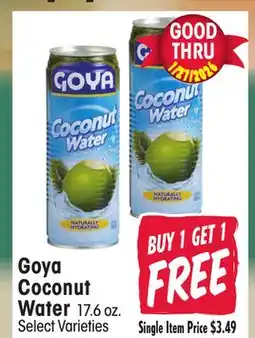 Jewel-Osco Goya Coconut Water offer