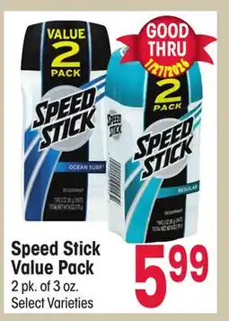 Jewel-Osco Speed Stick Value Pack offer