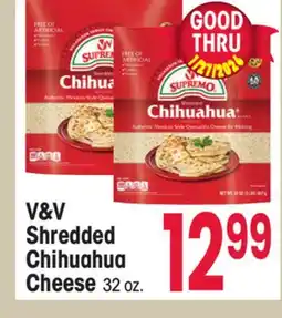 Jewel-Osco V&V Shredded Chihuahua Cheese offer