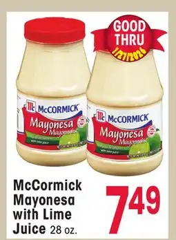 Jewel-Osco McCormick Mayonesa with Lime Juice offer