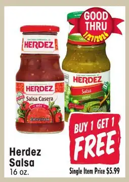Jewel-Osco Herdez Salsa offer