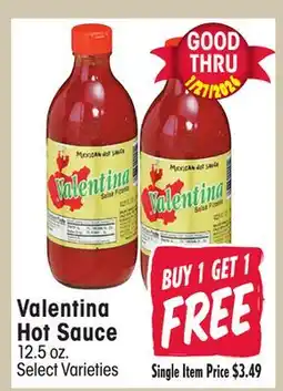 Jewel-Osco Valentina Hot Sauce offer