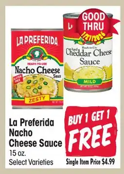 Jewel-Osco La Preferida Nacho Cheese Sauce offer